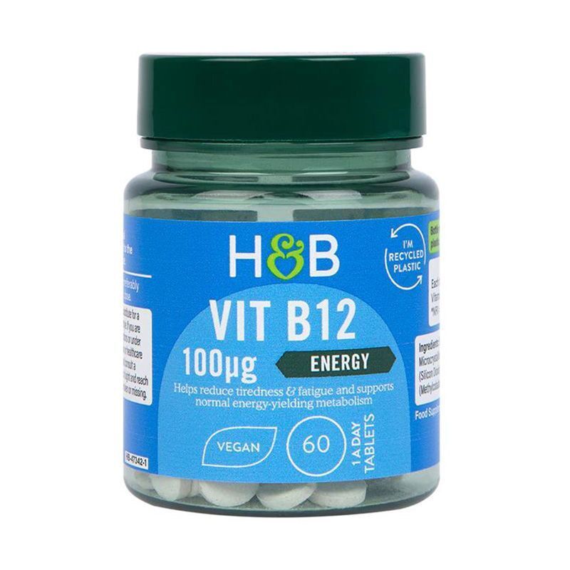 HB Holbert Vitamin B12 60 Tablets Holland & Barrett Vitamin B Health Care