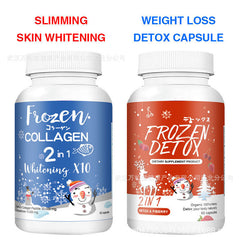 FROZEN DETOX Capsule Frozen Callagen Capsule Slimming Skin Whitening 60 Capsules