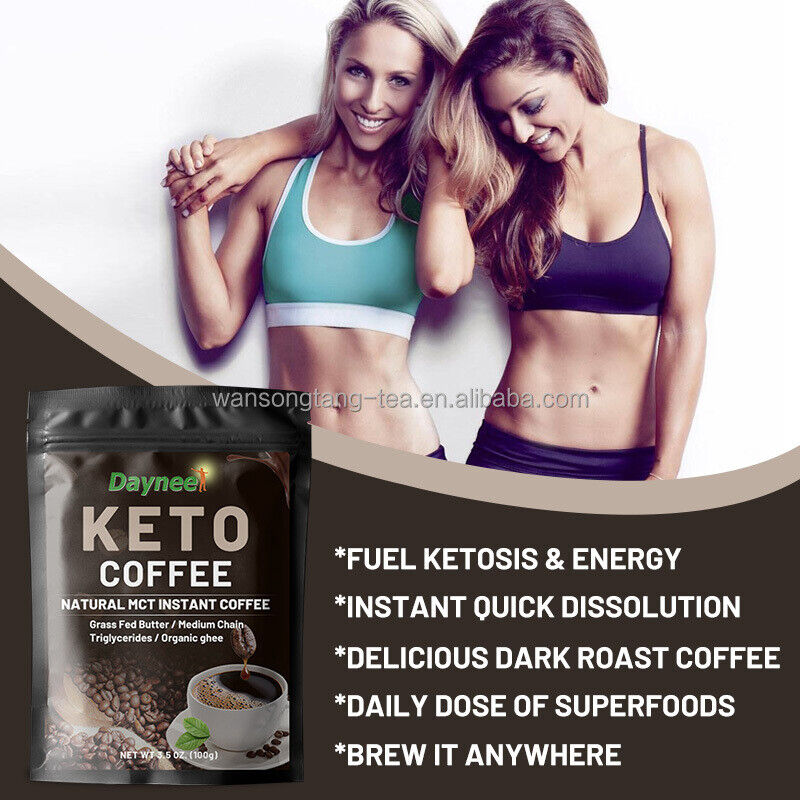 Slimming Coffee Natural Herbs Healthy Weight Loss Keto Instant Coffee 10g*10bags