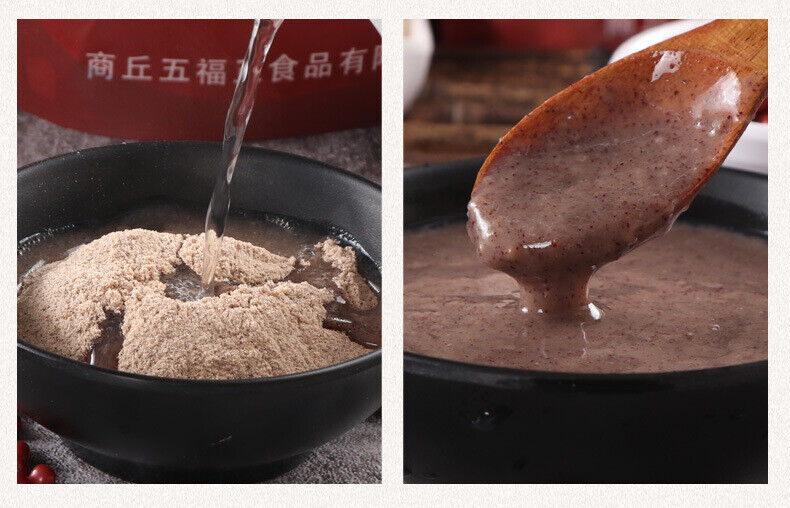Cooked Red Bean Powder Puffed Whole Grain Powder Meal Replacement Powder 500G