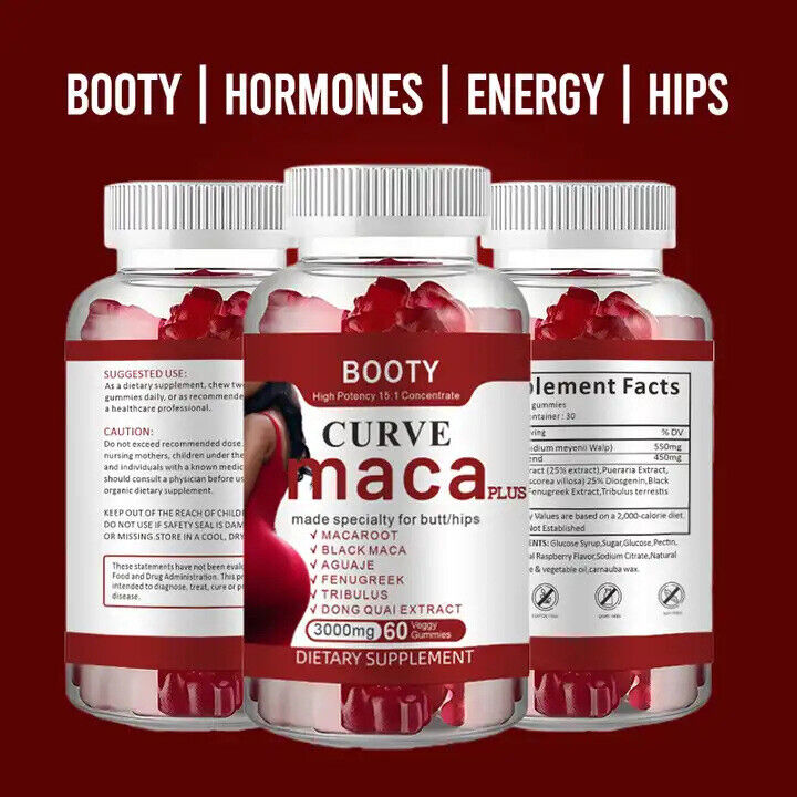Curve Maca Plus Made Specialty For Butt Hips BBL Gummies