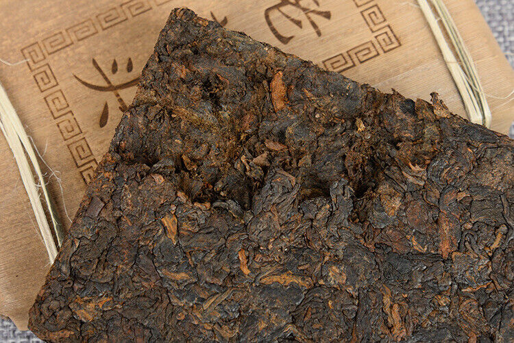 Puerh Tea Old Tea Head Golden Bud Brick Tea 250g Cooked Brick 10 Years