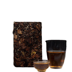 HelloYoung 250g Fuding White Tea High Mountain Sun Date Fragrance Old Shoumei Tea Brick