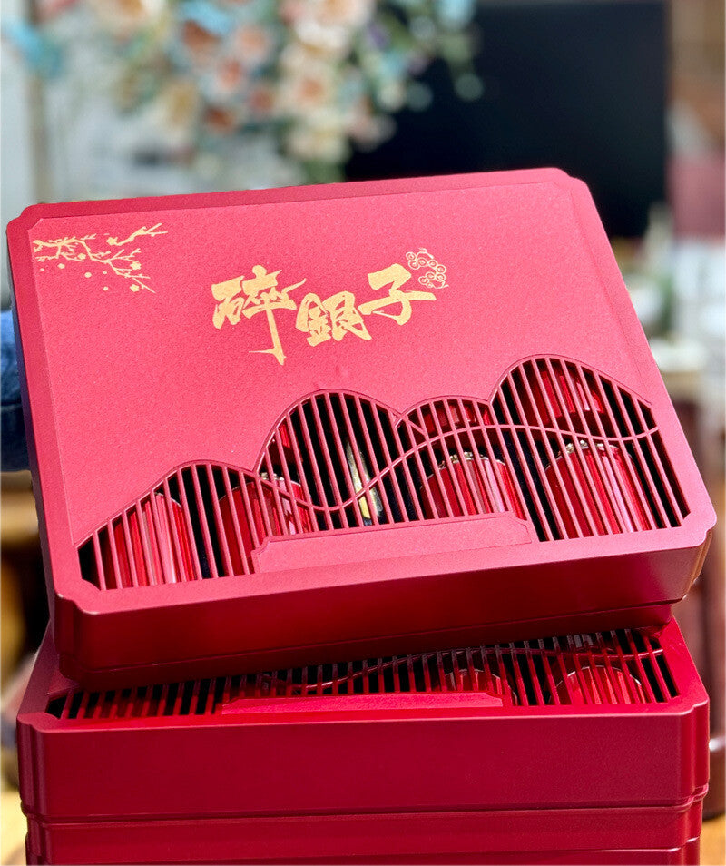 Yunnan Puerh Ripe Tea Small Tin Gift Set Glutinous Rice Fragrance 500g