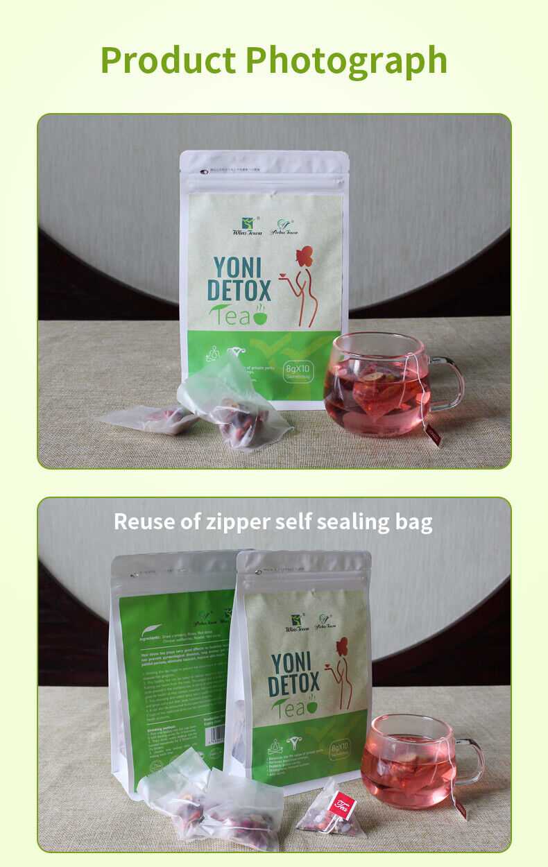 Yoni Detox Tea Beauty Formula Cranberry Female for Women Health