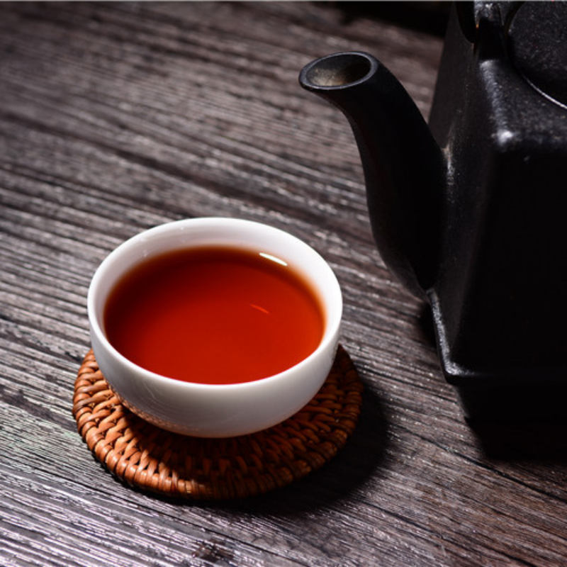 Premium Yunnan Pu'er Tea Organic Seven Seed Cake Tea Ripe Tea 357g