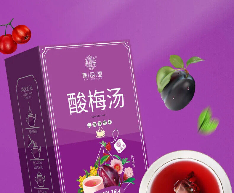 Sour Plum Soup Healthy Herb Tea Bag 300g/30 Bags