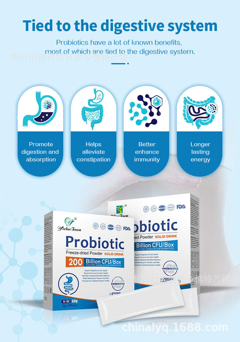 Probiotic Solid Drink Probiotic Powder Freeze-dried Poeder Healthy Drink 60g