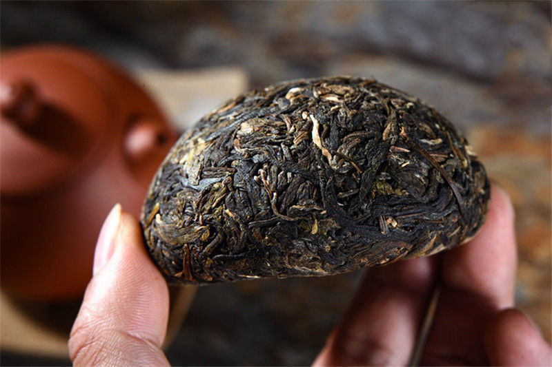 HelloYoung100g Yunnan Old Tea Tree Puer Tea Cakes Shen Pu'er Tea Cake Raw Pu-erh Tea Green Tea