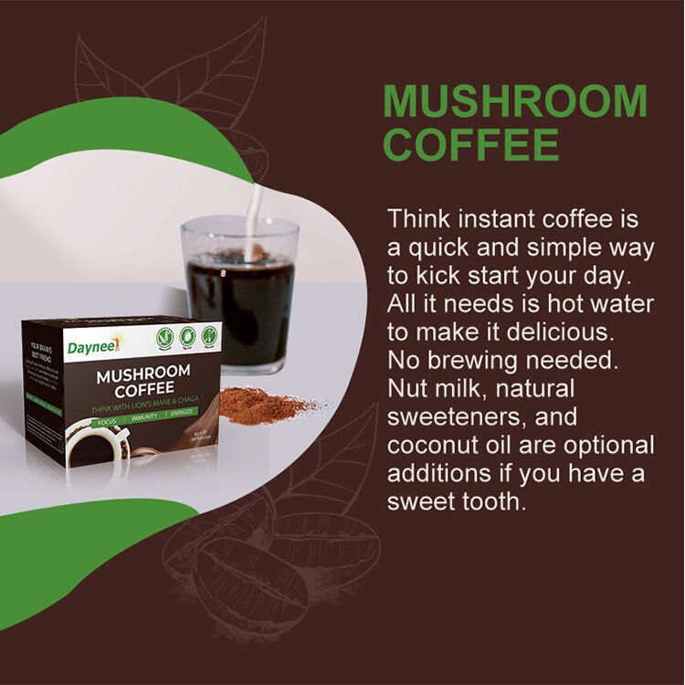 Hot Sell ! Instant Mushroom Coffee, Mushroom Coffee