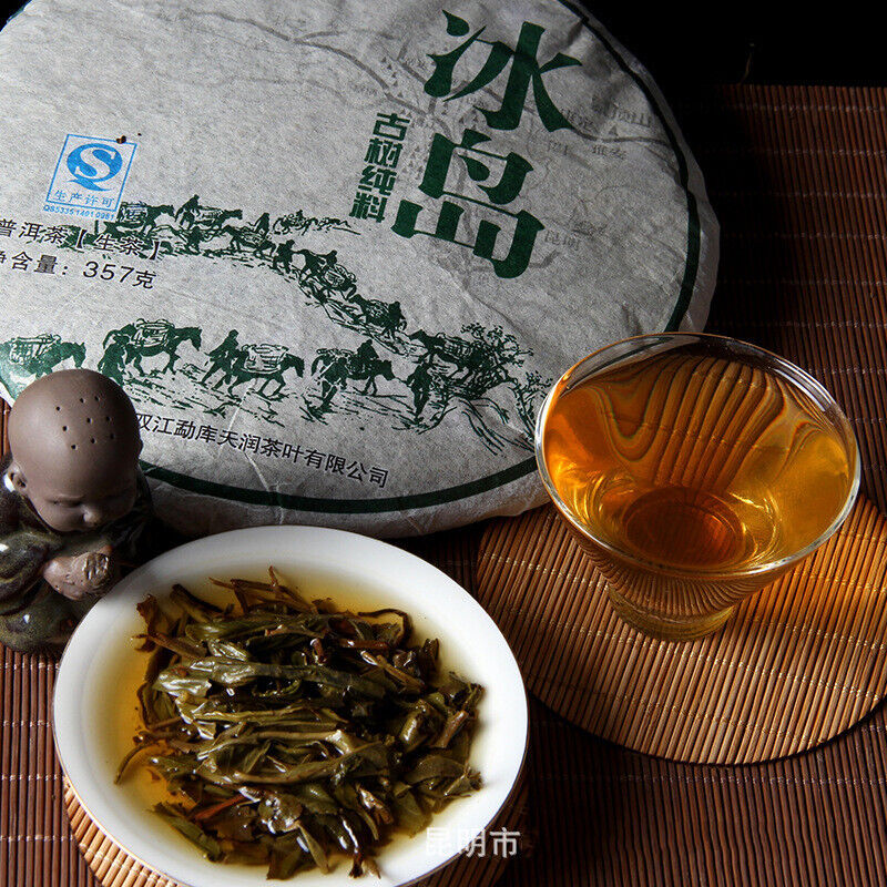 Yunnan Cha Puer Tea Cake Sheng Tea Bingdao Old Tree Green Tea Health Drink 357g