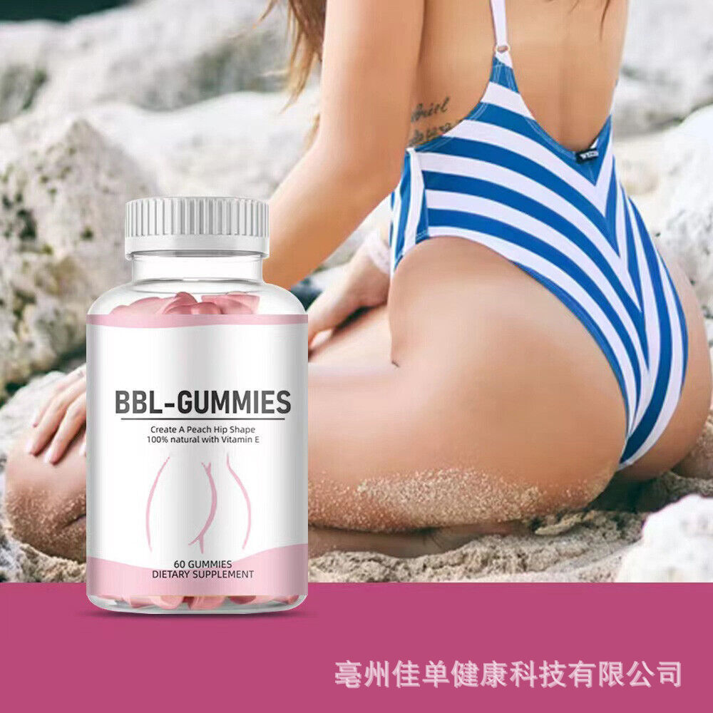 100% Premium Butt And Hips Enlargement Gummies Big Booty Enhance 60 Gummies