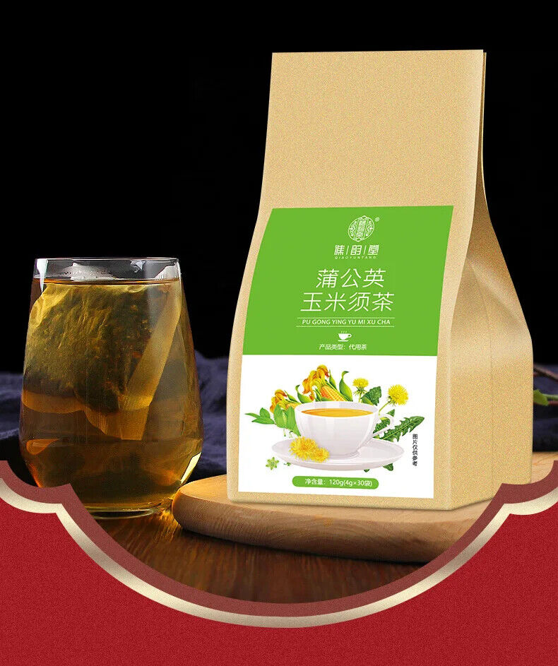 Taraxacum Corn Silk Tea Healthy Herb Tea Bag 120g/30 Bags