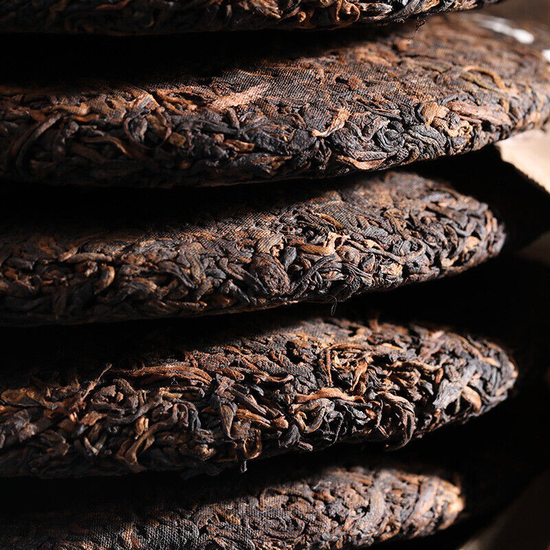 357g Banzhang Pu'er Tea Cake Pu-erh Ripe Tea Yunnan Menghai 2006 Old Tea