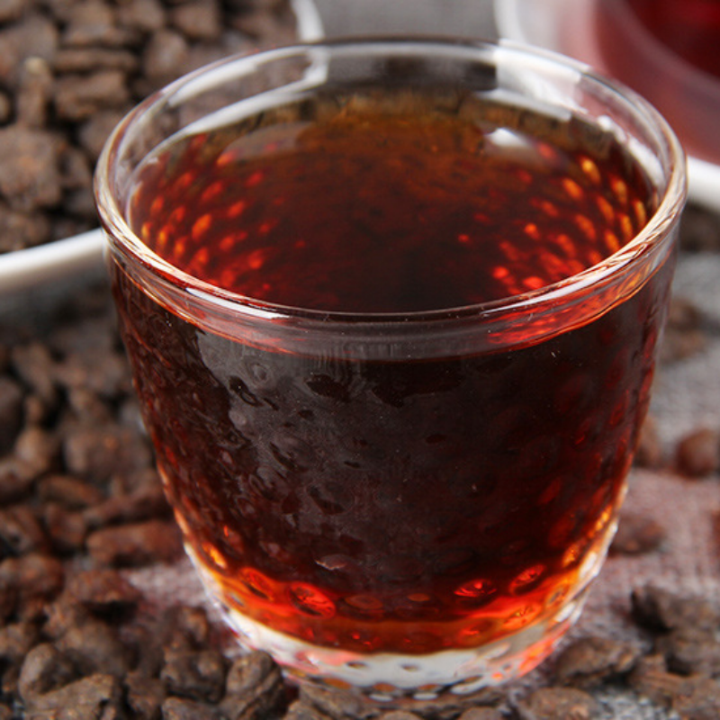 500g Pu'er Ripe Tea Yunnan Pu'er Tea Crushed Silver Old Tea Head Craft Tea