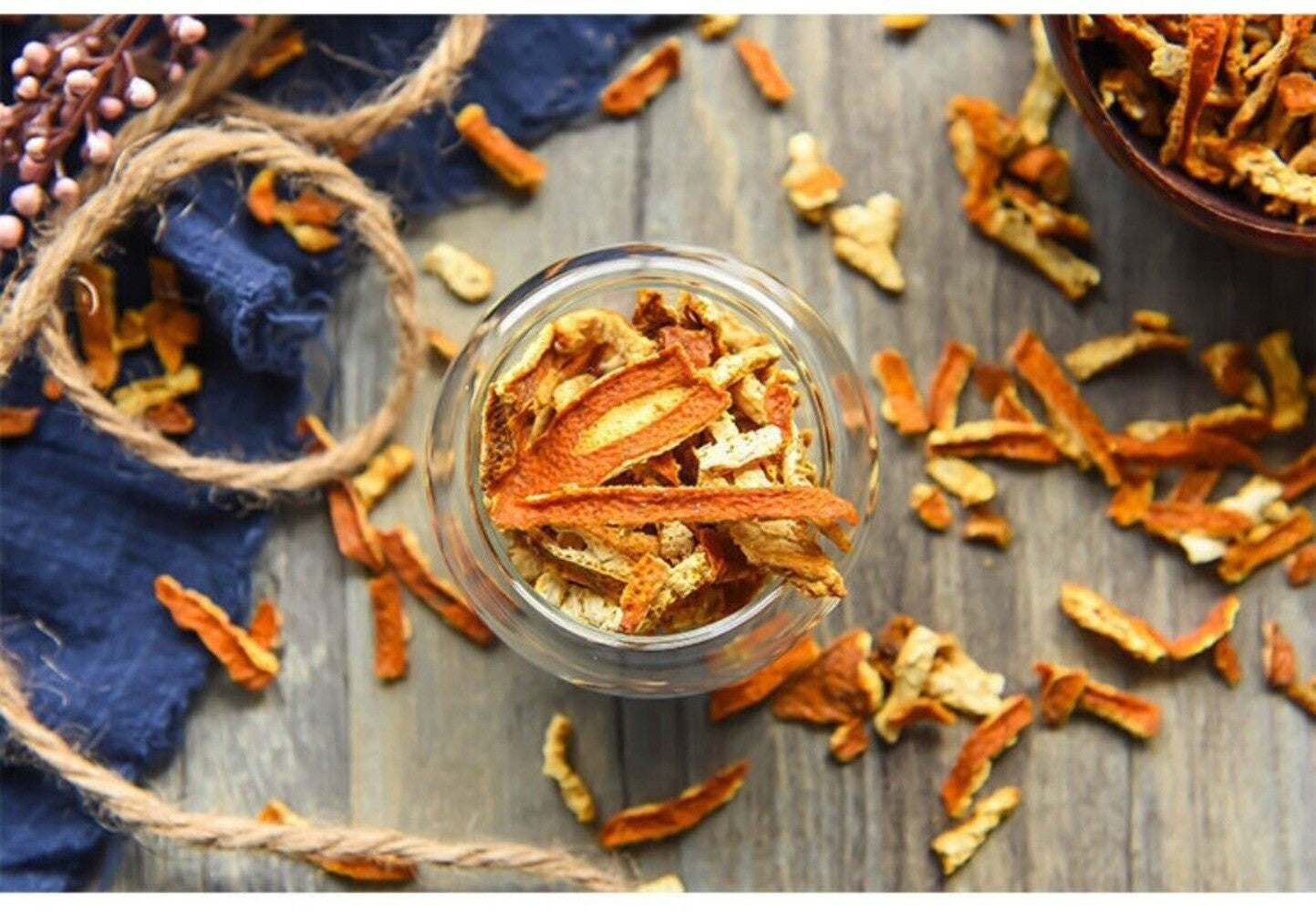 5 Year Xinhui Dried Tangerine Peel Shredded Natural Tea Ingredient