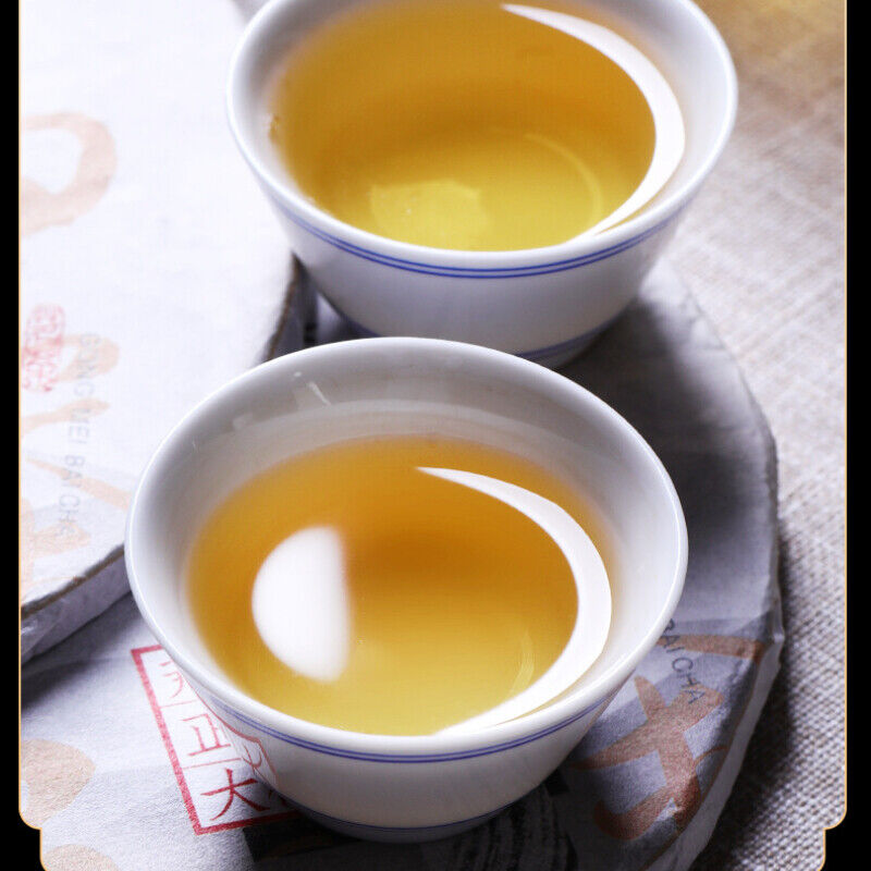 HelloYoung 200g Top Yunnan Old White Tea Cake Lose Weight Health Big Leaf White Tea