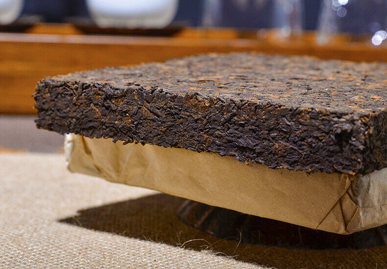 Banzhang Ripe Tea 250g Pu'er Tea Ripe Tea Brick Tea Pu'er Ripe Tea Brick