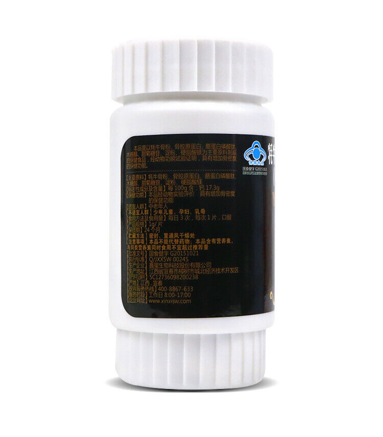 Yak Bone Plus Bone Collagen Tablets Sugar Free Chewable Calcium 90 Tablets