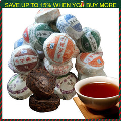 50g 10Pcs Pu-erh Tea China Top-grade Black Cooked Puerh Tuocha Slimming Mini Tea
