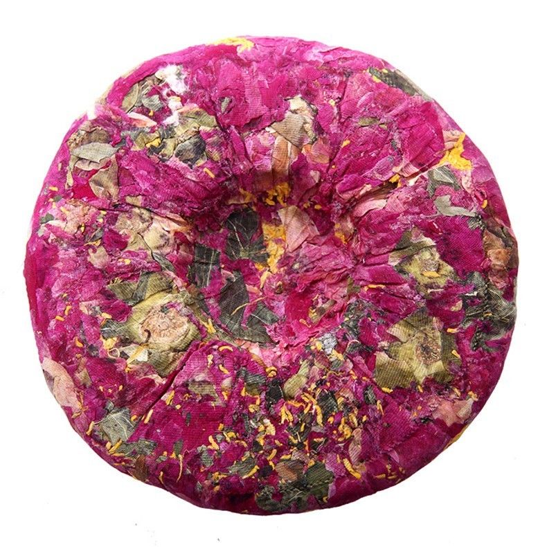 HelloYoung200g Quality Artistic Blooming Tea Peony Scented Puer Flower Nectar Fruit Herbal Tea