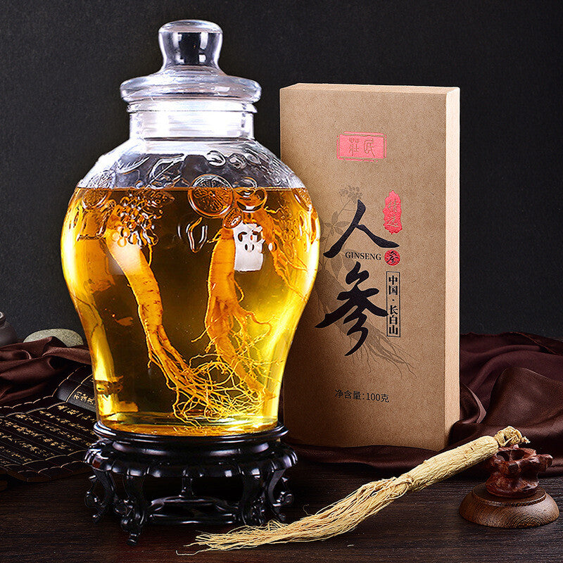100g Ginseng Changbai Mountain Selected Large Strips Ginseng Health Tea Tonic