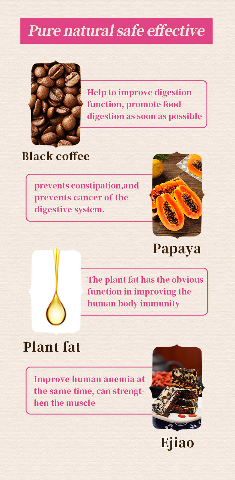 Breast Enlargement Coffee Herbal Big Herbal Big Breast Coffee 12g*16Sachets
