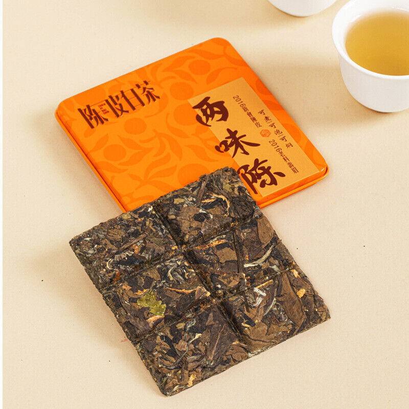 Chenpi White Tea Fuding Old White Tea Gongmei Shoumei Small Square Tea Cake Gift