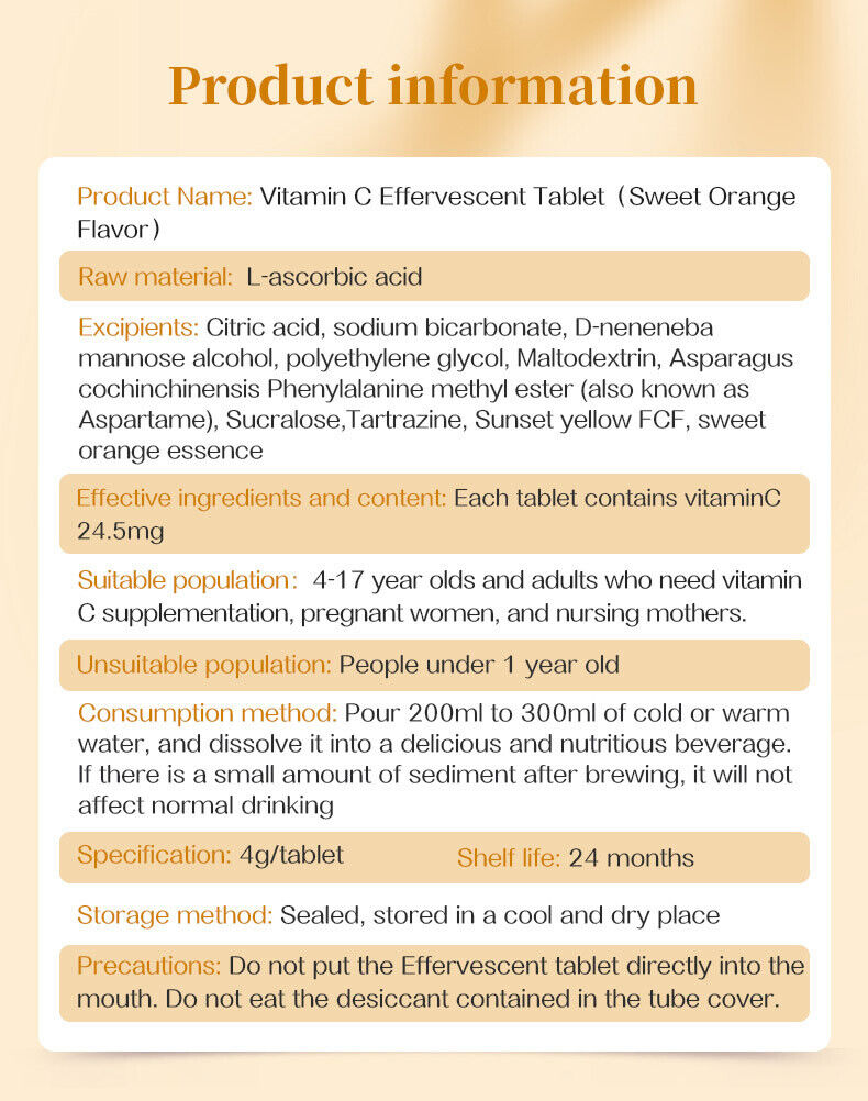 Winstown MULTIPLE V EFFEAVESCENT TABLET VC CaFeZnSe ZINC
