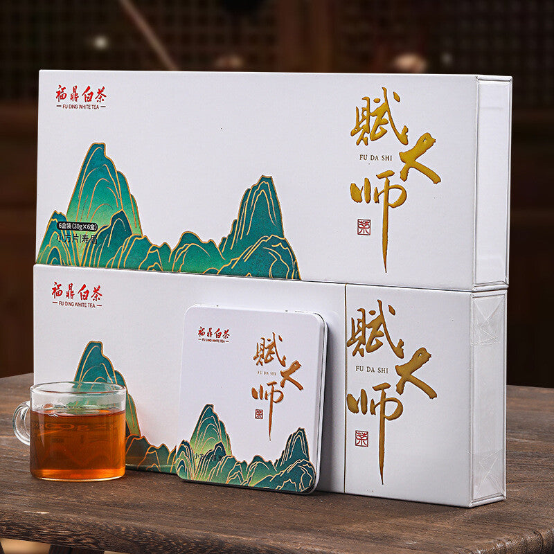 Fuding White Tea 2014 Aged Shou Mei Tea Gift Set Old White Tea 180g