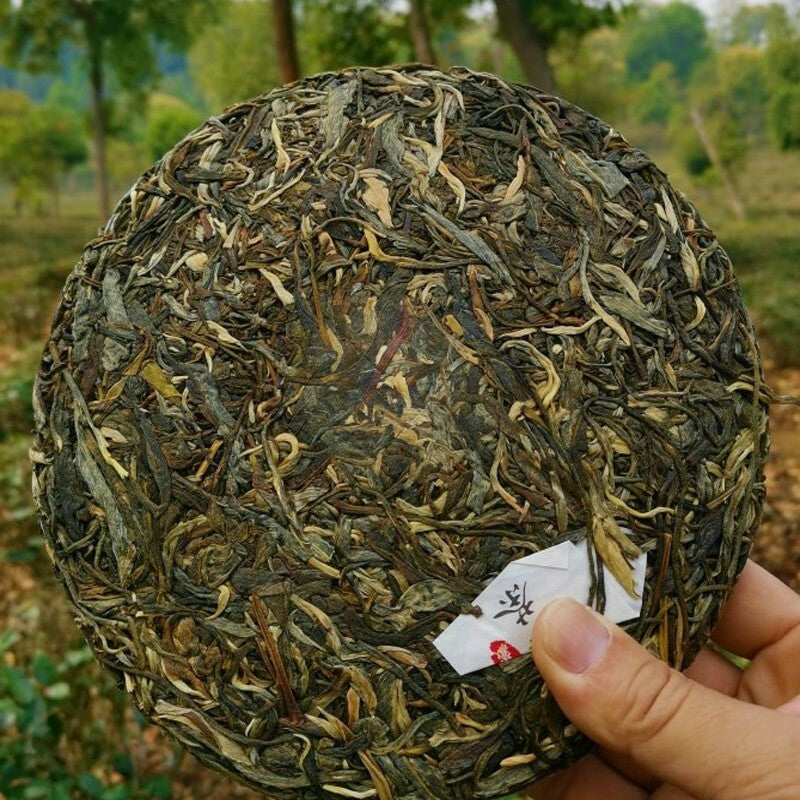 Pu'er Cha Tea Cake 357g Yunnan Green Tea Zhonghong India Mengku Spring Tea