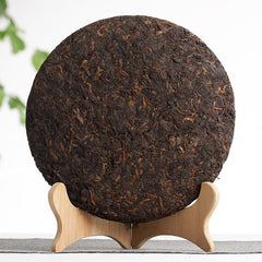 Yunnan Puerh Ripe Tea Dry Storage Ripe Tea Menghai Flavor Seven Seed Cake 357g