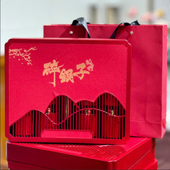 Yunnan Puerh Ripe Tea Small Tin Gift Set Glutinous Rice Fragrance 500g