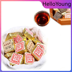 50g-500g Yunnan Bulk Ripe Puerh Tea Bohai Square Mini Puer Tea Brick Tea 1Pc/Cup
