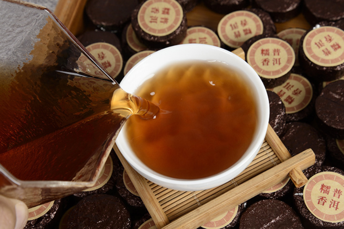 Yunnan Puerh Tea Strong Fragrant Small Jade Cake Glutinous Fragrant Ripe Tuo Tea