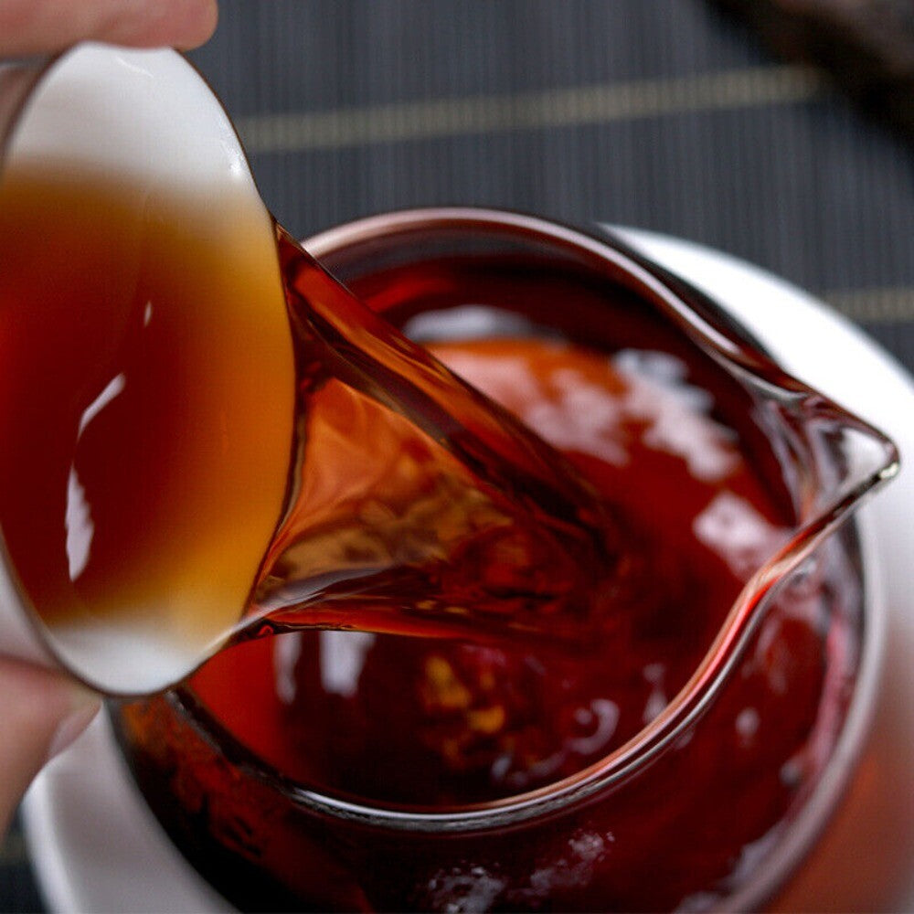 Natural Glutinous Rice Flavor Mini Tuocha Puer Tea 200g Ripe Hong Yuan Pu'er Tea