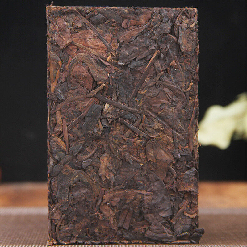 Pu'er Tea Made of Aged Raw Materials, Aged Pu'er Tea Bricks Ripe Tea Brick 200g