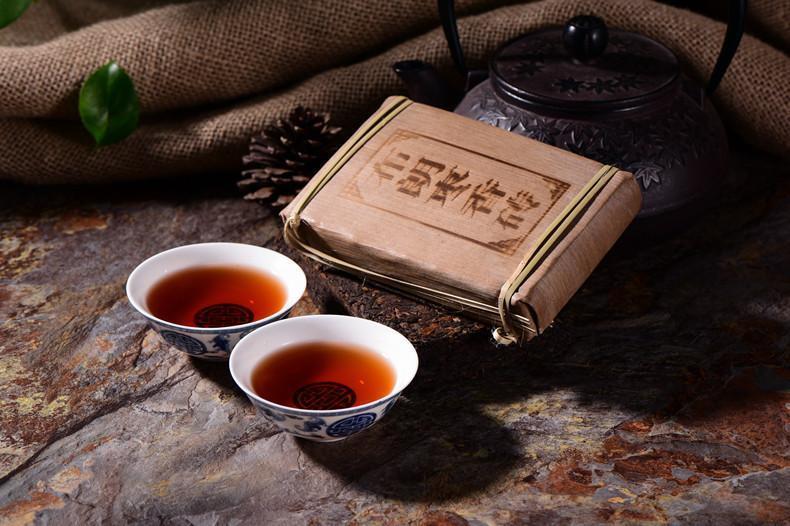 HelloYoung250g Pu Er Tea Cooked Old Pu'er Tea Brick Brown Fragrant Brick Menghai Pu-erh Tea