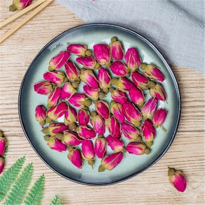 HelloYoung50g Rose bud,health care Fragrant Flower Tea, the products fragrance dried rose