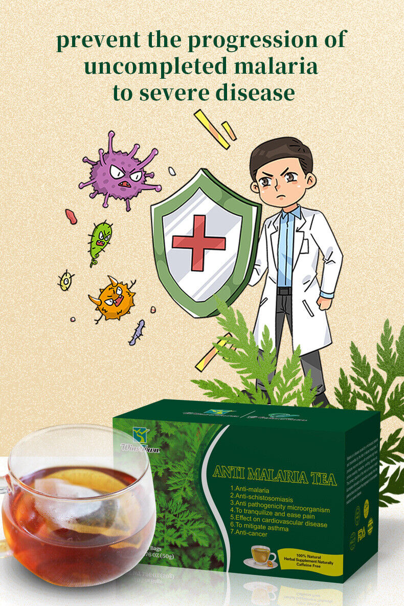 Anti Malaria Tea Herbal Natural Teabags 50g