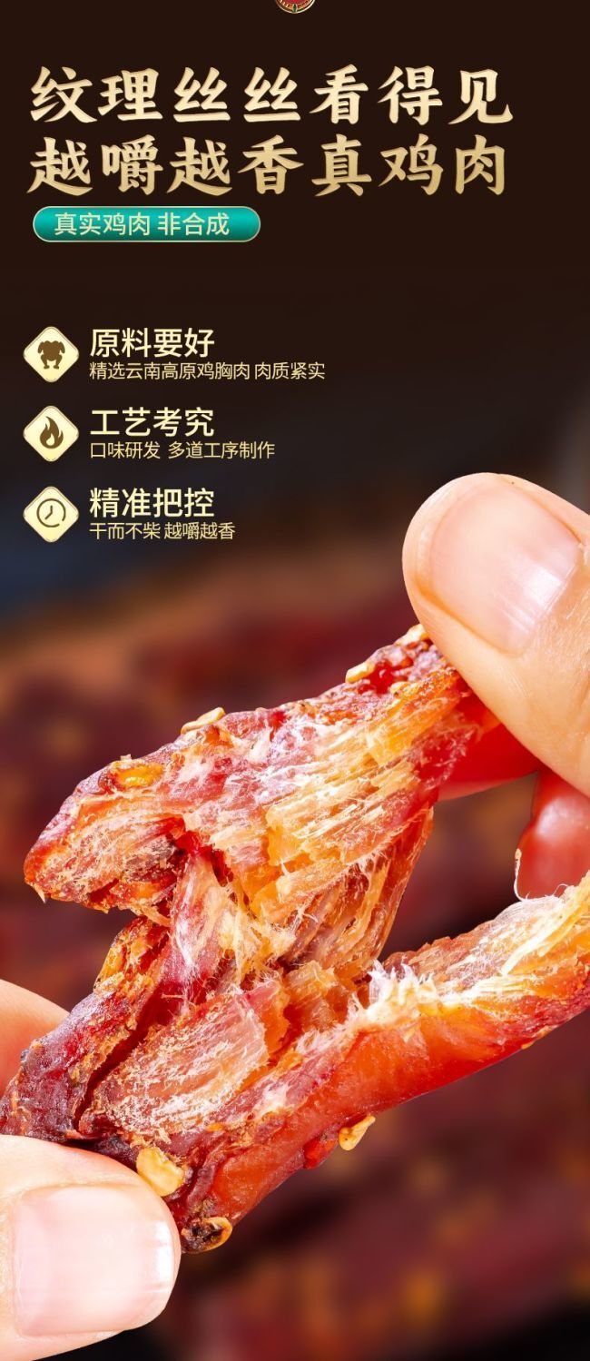 Spicy Dried Chicken Breast – Low Fat, High Protein Snack Strips
