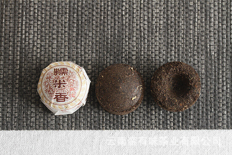 HelloYoung Yunnan Pu'er Tea 500g Glutinous Rice Fragrance Ripe Tuo(White Cotton) Pu'er