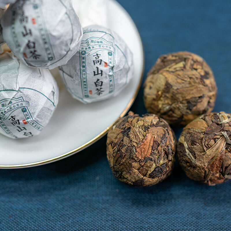 HelloYoung Yunnan white tea Shoumei white tea dragon pearl spherical handmade dragon pearl