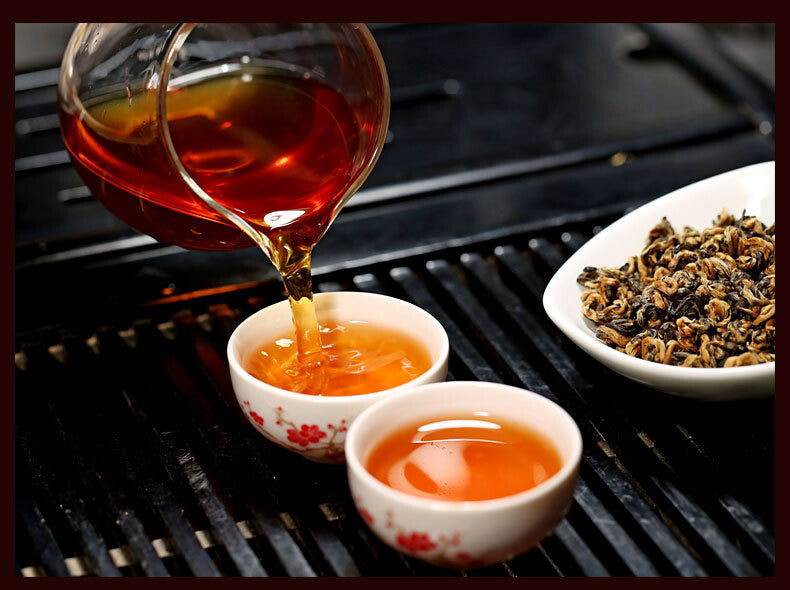 Yunnan Golden Snail Black Tea "Jing Luo Ya" Premium Dian Hong Loose Leaf 50g