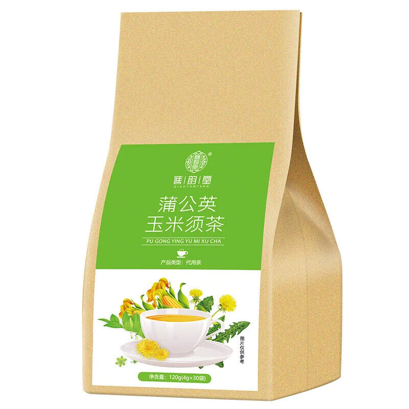 Taraxacum Corn Silk Tea Healthy Herb Tea Bag 120g/30 Bags