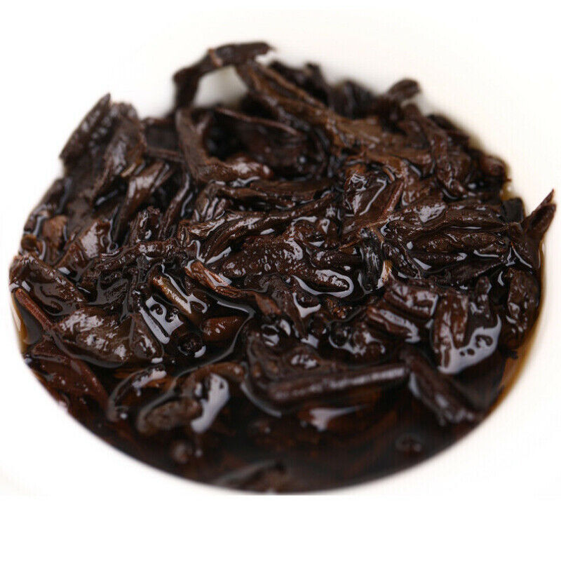 357g First Class "Jiao Yang" Haiwan Old Comrade Blazing Sun Ripe Puerh Puer Tea