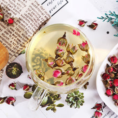 Bulk Gold Rim Roses Dried Roses Edible Rose Tea 500g