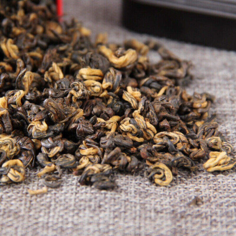 HelloYoung TeaBlack Tea One Bud One Leaf Loose Tea Chinese Dianhong Tea Chinese Kungfu 80g