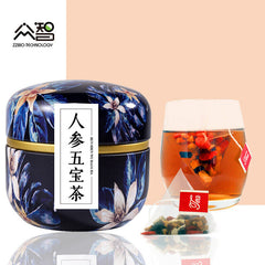 Ginseng Five Treasures Tea Scented Tea Polygonatum, Maca, Mulberry and Jujube