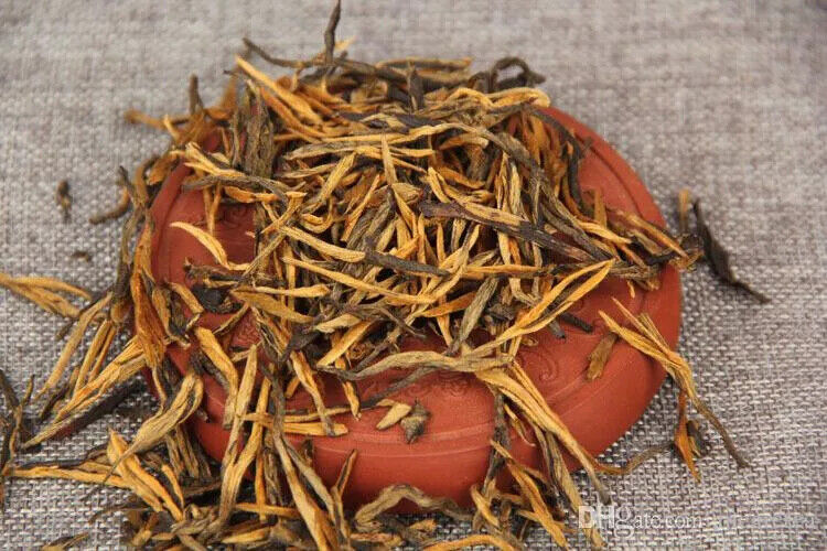 HelloYoung New Dianhong Black Tea Bud Need Gold Grade Gold Dianhong Single Bud Tea250g